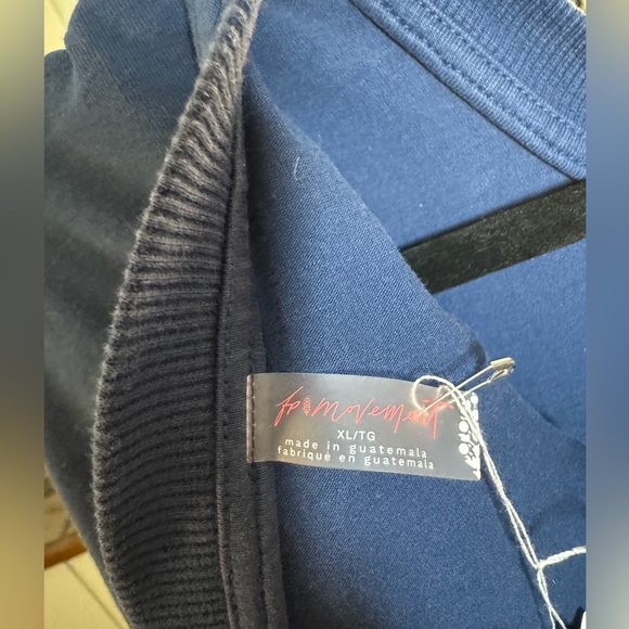 NWOT Free People Movement Hot Shot Tee Onesie - Black Grape - XL *IR* - Picture 8 of 10